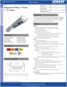 Spec Sheet - Howard Lighting