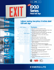 Technical Datasheet - Rexel Canada Atlantic
