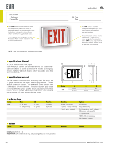 specifications: internal specifications: external