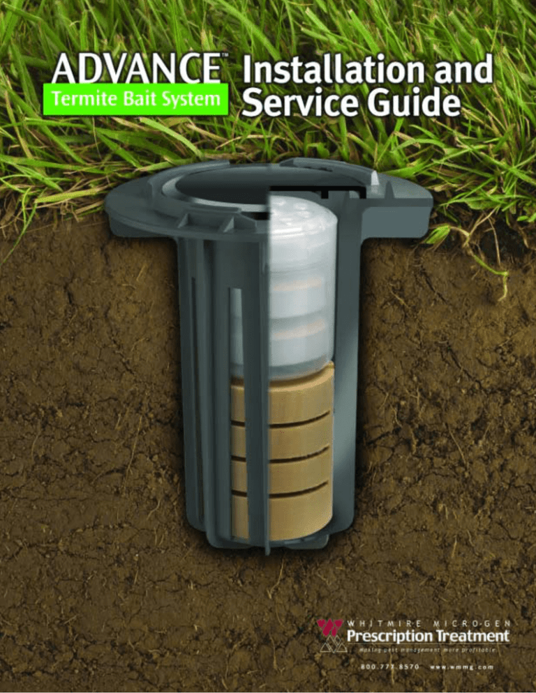 Termite Control Injection Station Advance Termite Bait System Installation & Service Guide