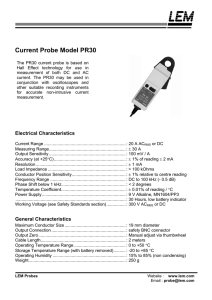 Current Probe Model PR30