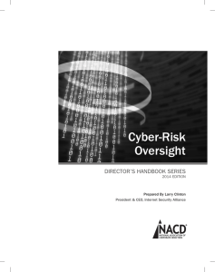 Cyber-Risk Oversight - The Institute of Internal Auditors
