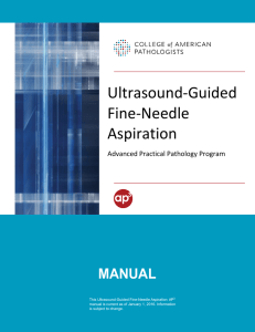 Ultrasound-Guided Fine-Needle Aspiration
