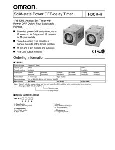 H3CR-H Solid-state Power OFF