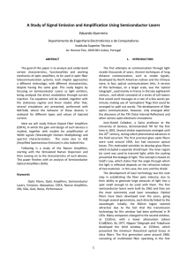 A Study of Signal Emission and Amplification Using Semiconductor