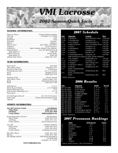2007 Lacrosse Quick Facts