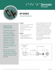 rp series - Sensata Technologies