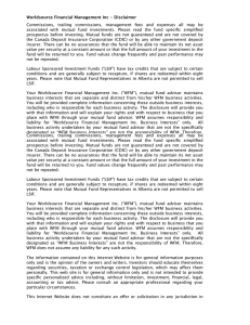 Website Disclaimer-WFM
