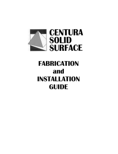 Fabrication Manual.pub - Auman Brothers Solid Surface Fabrication