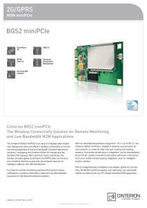 2G/GPRS BGS2 miniPCIe