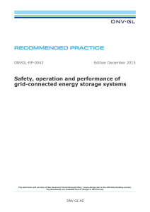 Safety, operation and performance of grid