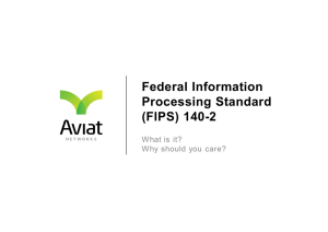 (FIPS) 140-2 - Aviat Networks
