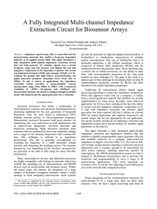 A Fully Integrated Multi-Channel Impedance Extraction Circuit for