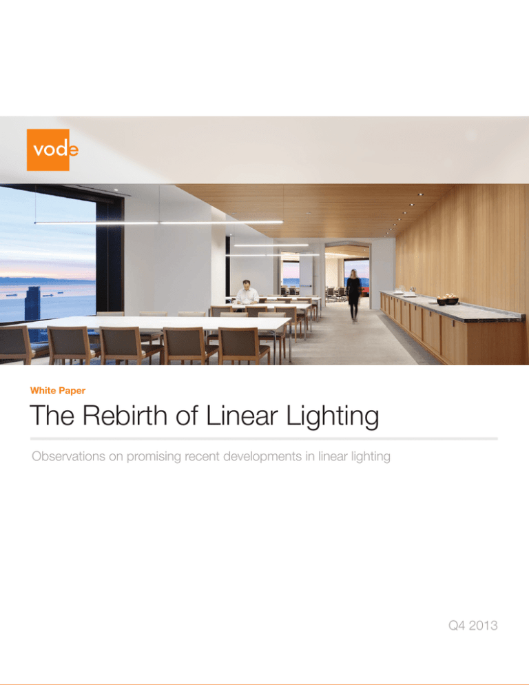 Linear Light Project The Rebirth of Linear Lighting