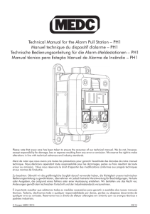 Crouse-Hinds PH1 alarm pull station technical manual