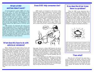 Vermont OBD Information Pamphlet