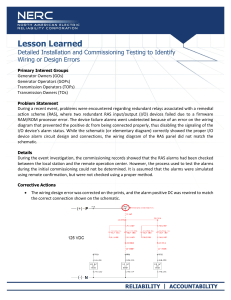 Detailed Installation and Commissioning Testing to