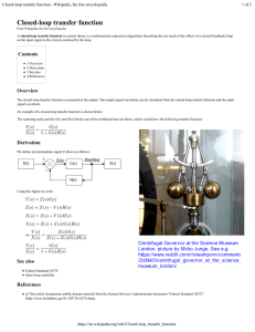 Closed-loop transfer function - Wikipedia, the free