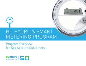 BC Hydro Smart Metering Program