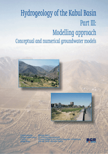 Hydrogeology of the Kabul Basin, Part III - BGR