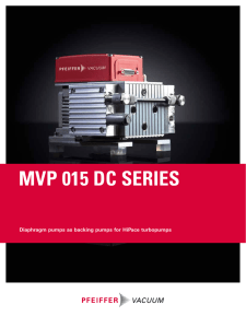 MVP 015 DC - Pfeiffer Vacuum