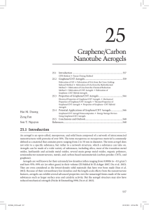 Graphene/Carbon Nanotube Aerogels - CNT-NUS