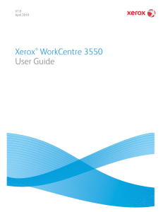 Xerox® WorkCentre 3550 User Guide