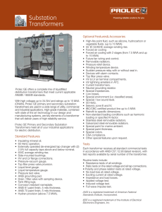 Substation Transformers