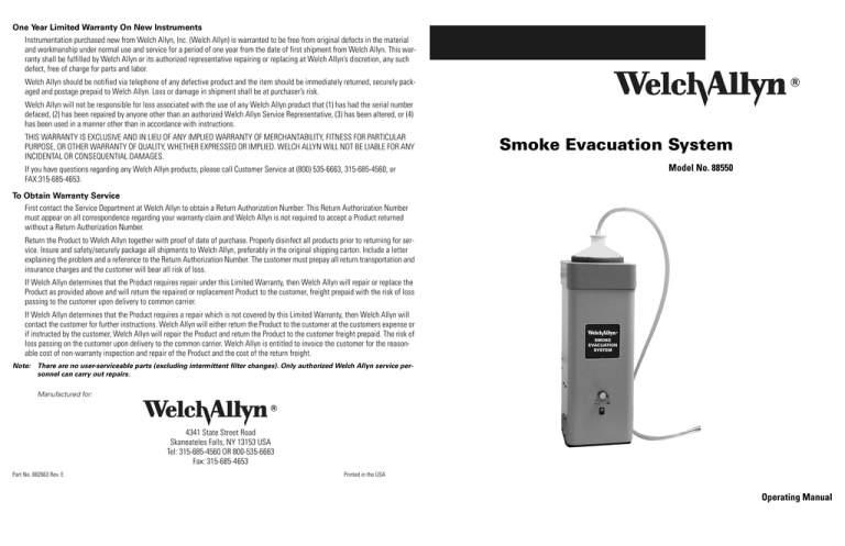 Smoke Evacuation System
