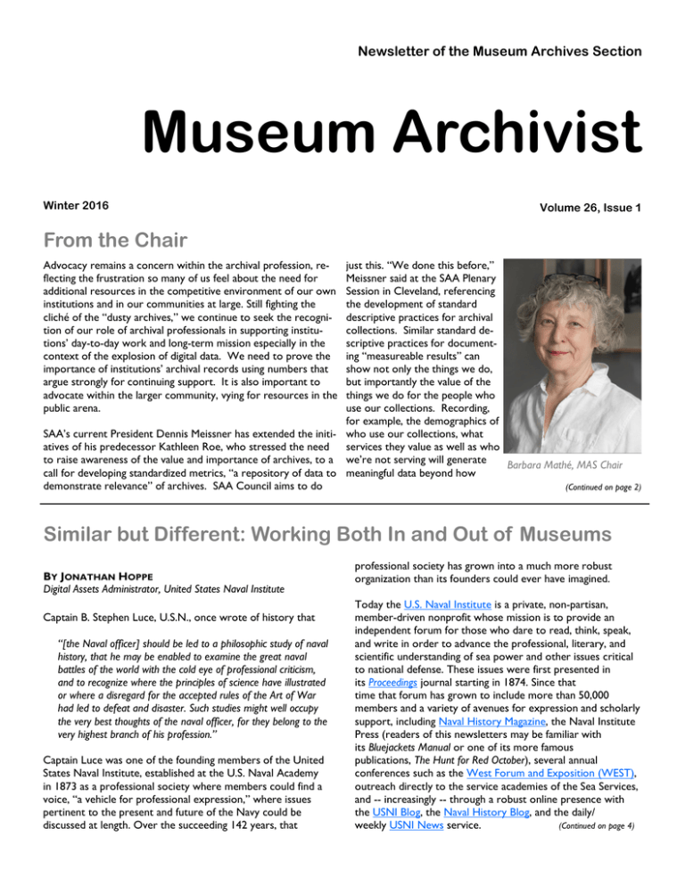 museum-archivist-newsletter-society-of-american-archivists