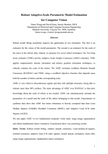 Robust Adaptive-Scale Parametric Model Estimation
