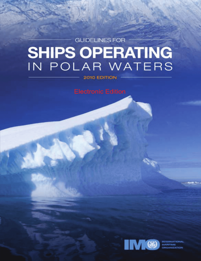 ships operating in polar waters