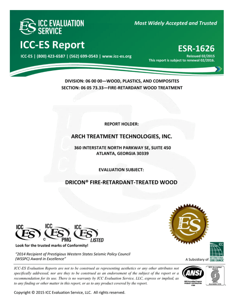 esr-1626-wolmanized-wood