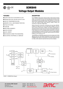 SCM5B49 Voltage Output Modules