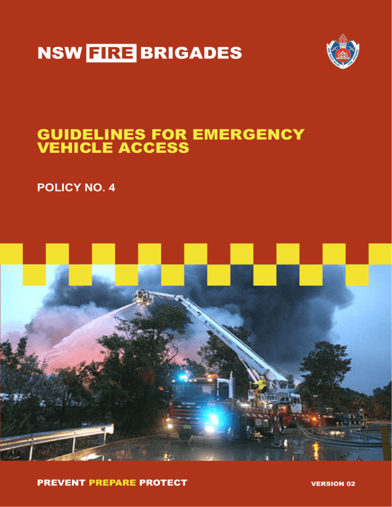 Guidelines For Emergency Vehicle Access