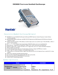 DSO8060 Five-in-one Handheld Oscilloscope