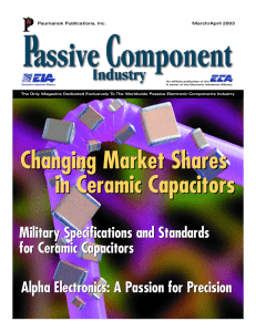 Mar/Apr 2003 - Changing Market Shares in Ceramic Capacitors