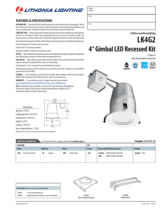 4" Gimbal LED Recessed Kit