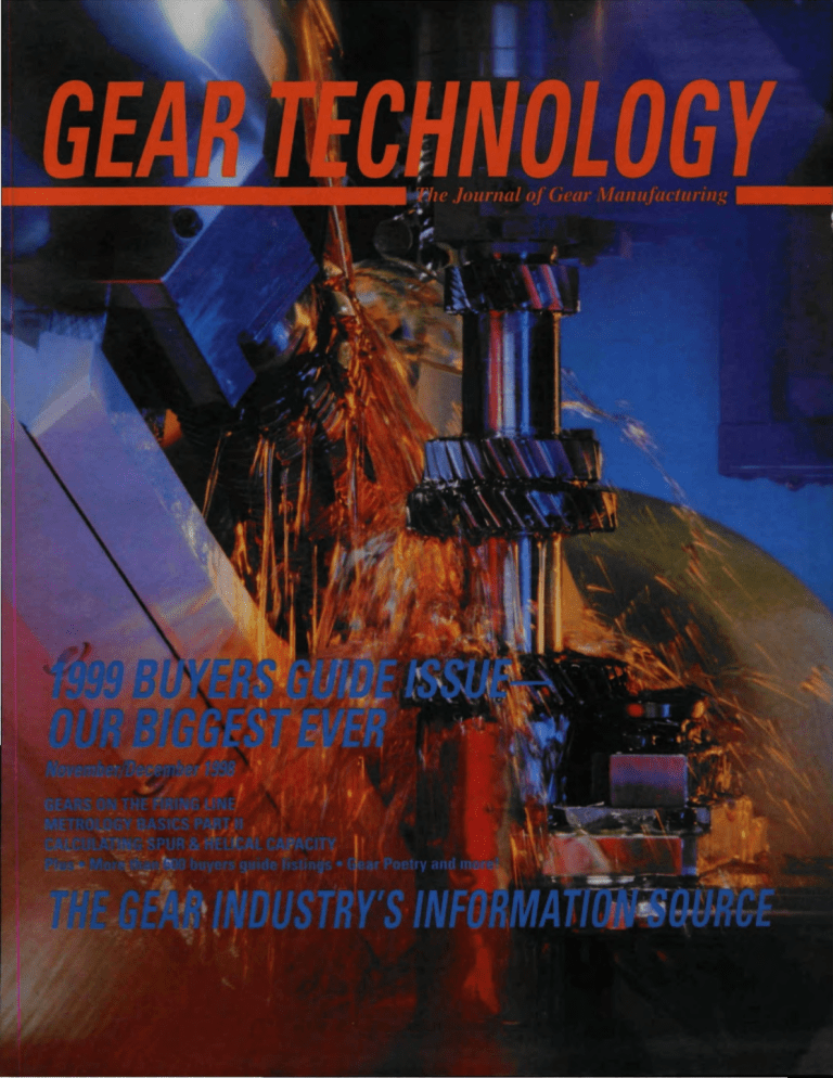 November/December 1998 Gear Technology