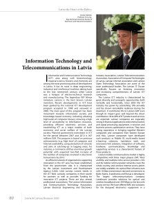Information Technology and Telecommunications in Latvia