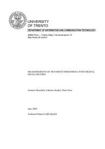 IEEE Instrumentation and Measurement Conferences - Unitn