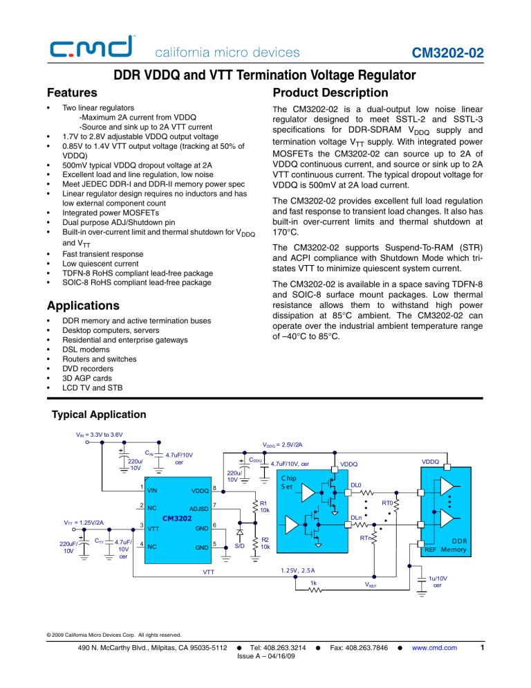 Ddr vtt voltage control что это