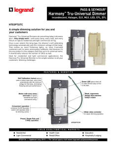 Harmony™ Tru-Universal Dimmer - Shaffer