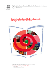 Exploring sustainable development: a multiple