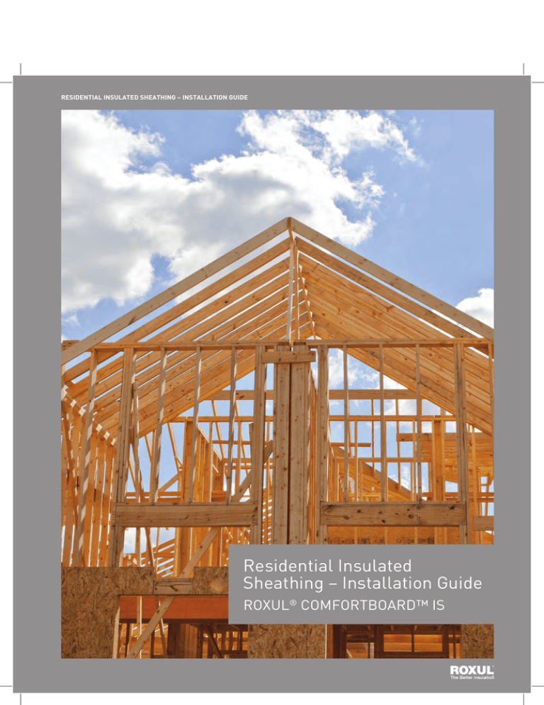 ROXUL COMFORTBOARD™ IS Installation Guide