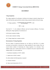 L-30 voltage regulation - SYNERGY ENGG. COLLEGE, DHENKANAL