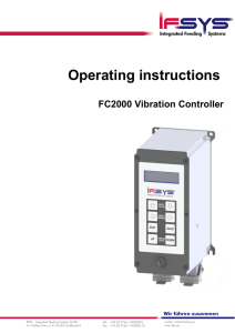Operating instructions - IFSYS Integrated Feeding Systems GmbH