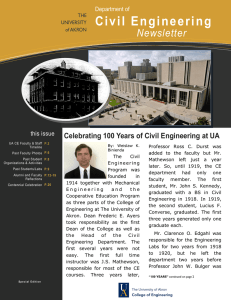 Civil Engineering - The University of Akron
