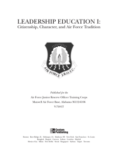 LEADERSHIP EDUCATION I: