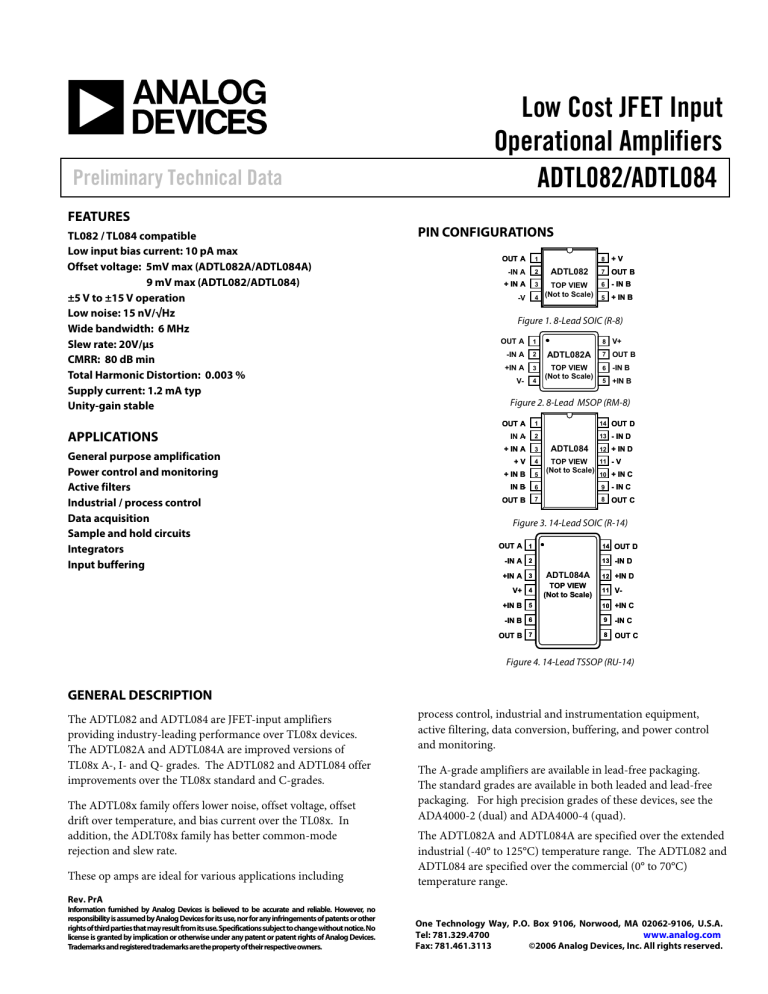 ADTL084RREEL Analog Devices, Inc.